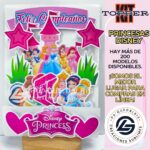 Kit Topper princesas Disney GRANDES  #KIT-177