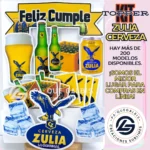 Kit Topper Cerveza Zulia #KIT-219