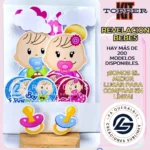 Kit Topper Revelación Bebes #KIT-180