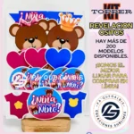 Kit Topper Revelación Ositos #KIT-184