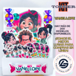 Kit Topper Vanellope niña #KIT-214