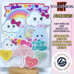 Kit Topper Arcoiris  #KIT-006