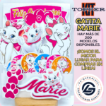 Kit Topper Gatita Marie #KIT-076