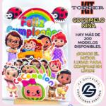 Kit Topper Cocomelon Niña #KIT-043