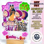 Kit Topper Masha y El Oso #KIT-125