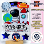 Kit Topper Astronauta #KIT-007