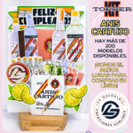 Kit Topper ron Anís Cartujo #KIT-222