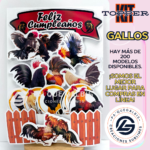 Kit Topper Gallos #KIT-074
