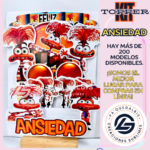 Kit Topper Intensamente ANSIEDAD #KIT-092
