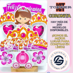 Kit Topper Coronitas #KIT-049 princesas