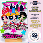 Kit Topper Chicas Superpoderosas #KIT-039