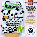 Kit Topper Panda Niño #KIT-146
