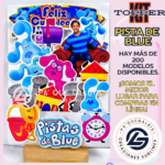 Kit Topper Las Pistas de Blue #KIT-111
