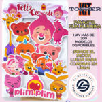 Kit Topper Payasito Plim Plim NIÑA #KIT-154