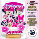 Kit Topper Minnie Rosada #KIT-132