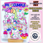 Kit Topper Unicornio Bebe #KIT-210