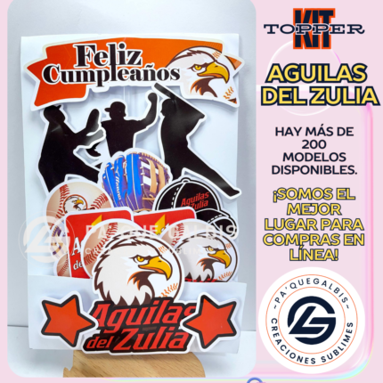 Kit Topper Aguilas del Zulia #KIT-019