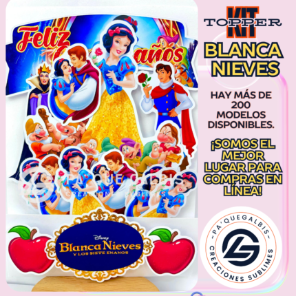 Kit Topper Blancanieves #KIT-167
