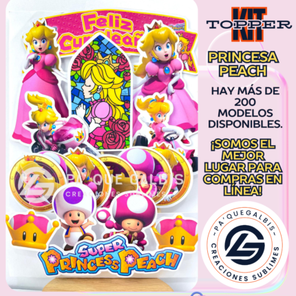 Kit Topper Princesa Peach #KIT-172