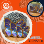 Mariposas Borde Dorado Tornasol #MBD-001