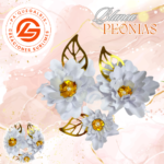 Peonias Blancas #PEONIA-016