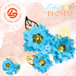Peonias Azul Celeste #PEONIA-004
