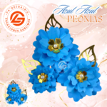 Peonias Azul Azul #PEONIA-005