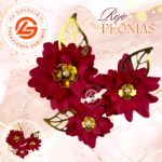 Peonias Rojo #PEONIA-008
