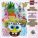 Kit Topper Bob Esponja #KIT-029