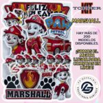 Kit Topper Paw Patrol Marshall Bombero #KIT-150