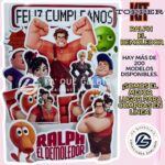 Kit Topper vanellope Ralph El Demoledor #KIT-215