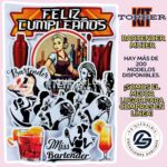 Kit Topper Bartender Mujer #KIT-238