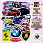 Kit Topper Autos, carros de Marca #KIT-249