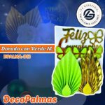 DecoPalma Dorado con Verde Manzana #DPALMA-013