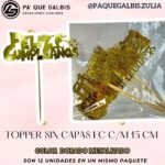 Topper Sin Capa FC CON/M 15CM Dorado #TSCFC15-001