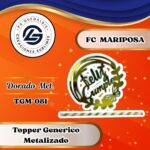 Topper Generico FC Mariposa Dorado #TGM-081