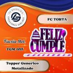Topper Generico FC Torta Fucsia #TGM-055