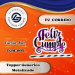 Topper Generico FC Corrido Fucsia #TGM-005