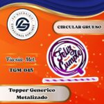 Topper Genérico FC Circular Fucsia #TGM-045