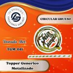 Topper Genérico FC Circular Dorado #TGM-041