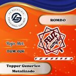 Topper Generico Rombo Rojo #TGM-026
