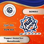 Topper Generico Rombo Azul #TGM-024