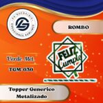 Topper Generico Rombo Verde #TGM-030