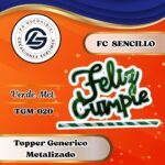 Topper Generico FC Sencillo Verde #TGM-020