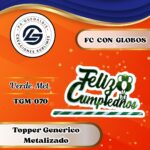 Topper Generico FC con Globos Verde #TGM-070