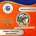 Topper Especial Aniversario Circular Dorado #TGE-081