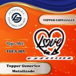 Topper Especial Love Flecha Rojo #TGEA-015