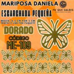 Mariposas Pequeñas Daniela Dorado Escarchada 1 paquete contiene 12 und. código ME-109