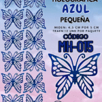 Mariposas Pequeñas Monarca Azul Holográfica 1 paquete contiene 12 und. código MH-015