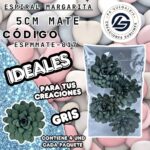 Espiral Margarita 5cm Mate 
cod. ESPMMATE-017
Gris